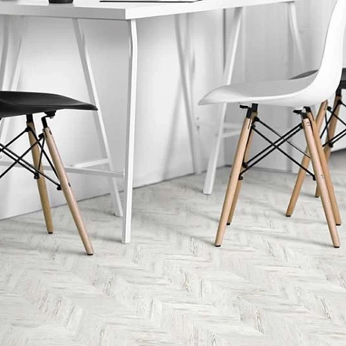 CHEVRON WHITE ПРОБКОВОЕ ПОКРЫТИЕ CORKSTYLE ПРОБКОВЫЙ ПОЛ КЛЕЕВОЙ CHEVRON